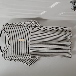 NWT Max Studio Stripe Dress Smart Casual L